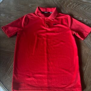 Nike Red Dri-FIT Polo Shirt